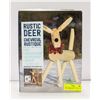 Image 1 : NEW, SEALED RUSTIC DEER KIT, NO TOOLS NEEDED, 20"