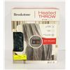 Image 1 : BROOKSTONE HEATED THROW 50 X 60 4 HEAT SETTINGS