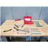 Image 1 : Air Fittings, 30 Pcs Bit Driver Set, Utility Knives, Wrenches & Carpenters Pencils