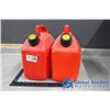 Image 1 : (2) 6L & 2.25L Gas & Oil Cans