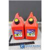 Image 4 : (2) 6L & 2.25L Gas & Oil Cans