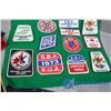 Image 3 : Vintage Hand Flags; Baseball Patches & Dime Paper Flips