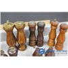 Image 8 : (15) Assorted Salt & Pepper Shaker Sets - Wooden