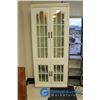 Image 2 : **Lighted Glass Shelf Display/China Cabinet w/Doors