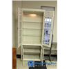 Image 8 : **Lighted Glass Shelf Display/China Cabinet w/Doors