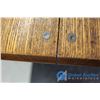 Image 8 : **Solid Wooden Table w/Barley Twist Accents & Floating Center Leg
