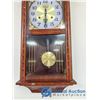 Image 3 : **Vintage Chalet Key-Wind Wall Clock - No Key