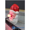 Image 4 : Vintage Light Up Candle Sticks; Santas & Light Up Santa