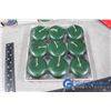 Image 2 : Christmas Wreath; NIB Box Holiday Mugs & (9) Green Candles