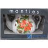 Image 2 : Mantles Poinsettia 6 Cup Teapot Cream & Sugar Set