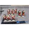 Image 1 : Ceramic Santa Tree Ornaments