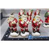 Image 2 : Ceramic Santa Tree Ornaments