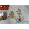 Image 8 : Frosted Glass Nativity Set & Tree Ornaments