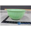 Image 1 : Fire King Jadeite Green 9" Swirl Pattern