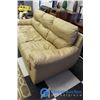Image 5 : Beige Leather Sofa