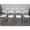 Image 1 : **(8) Plastic Folding Chairs