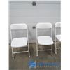 Image 4 : **(8) Plastic Folding Chairs