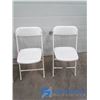 Image 5 : **(8) Plastic Folding Chairs