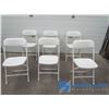 Image 1 : **(6) Plastic Folding Chairs