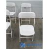 Image 3 : **(6) Plastic Folding Chairs