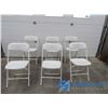 Image 1 : **(6) Plastic Folding Chairs