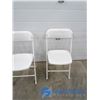 Image 5 : **(6) Plastic Folding Chairs