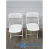 Image 3 : **(3) Plastic Folding Chairs