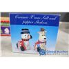 Image 4 : (10) In Box Christmas Salt & Pepper Shaker Sets