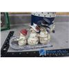 Image 2 : Snowmen!: Ceramic Snowman Family; Ceramic Snowman Tree Ornament; Snowman Gift Box Set