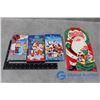 Vintage "Twas The Night Before Christmas" Book & (3) Christmas VHS Movies