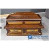 Image 16 : Small Wooden Jewelry Box w/Assorted Costume Jewelry