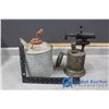 Image 2 : Galvanized Gas Can & Vintage Torch