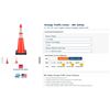 Image 4 : **(10) JBC Safety Orange Traffic Cones