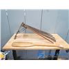 Image 1 : Vintage Wooden Noodle Drying Rack & Short Boat Paddle