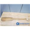 Image 5 : Vintage Wooden Noodle Drying Rack & Short Boat Paddle