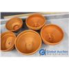 Image 3 : (6) Clay Planters