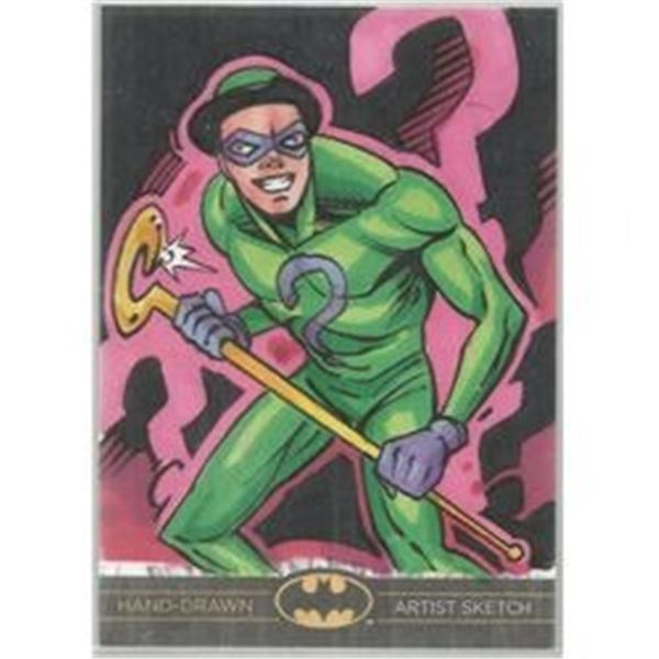 Riddler from Batman – Artist Sketch Card (One of a Kind!!!)