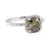 Image 1 : 2.42 ctw Diamond Ring - 18KT White Gold