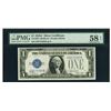 Image 1 : 1928A $1 Silver Certificate PMG 58EPQ