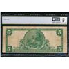 Image 2 : 1902 $5 Plain Back Benson NC National PCGS 15