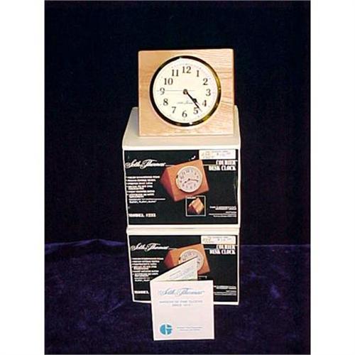 Seth Thomas Desk Clocks Wood And Brass 2200743