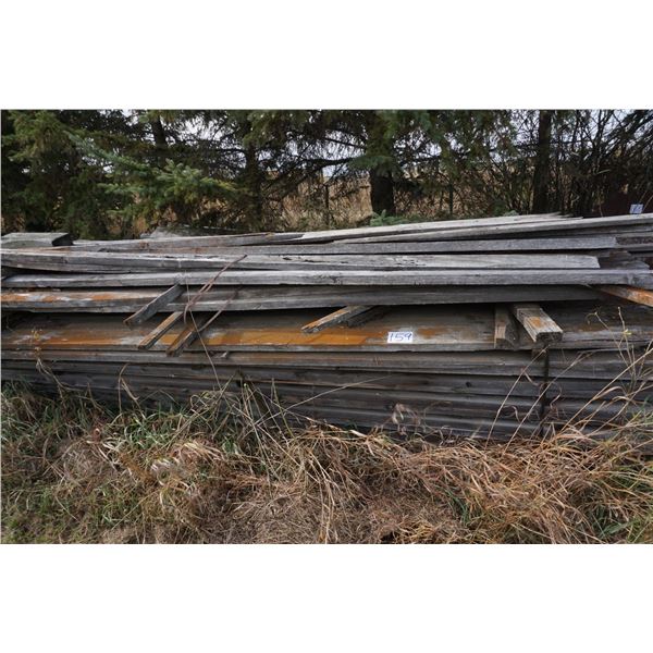 Slabs and Pile of 2x6