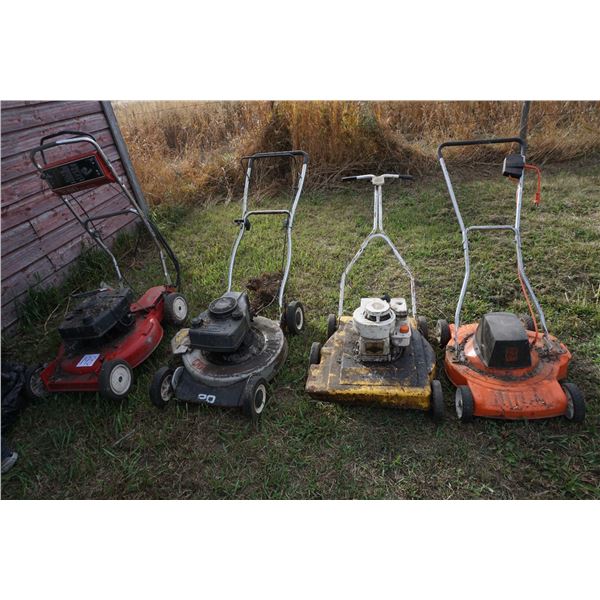 4 Mowers for Parts