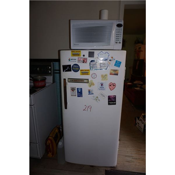Old Fridge and Microwave