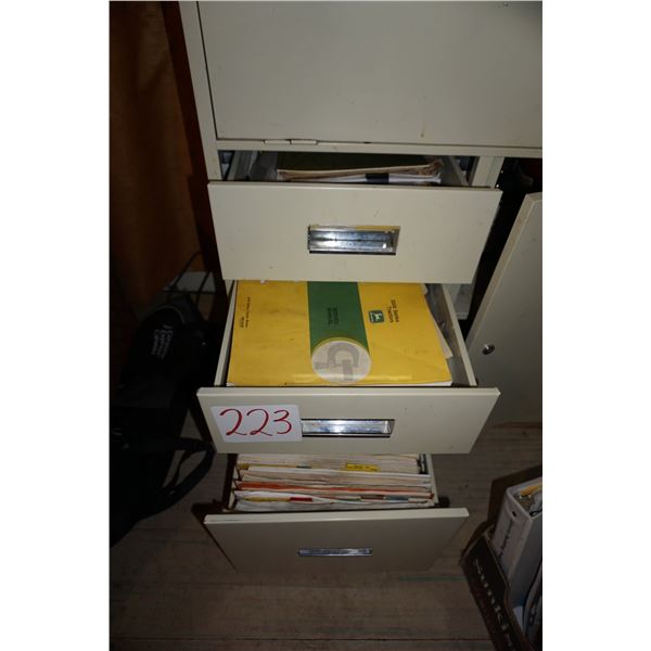 3 Drawers of Equipment Manuals