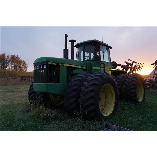 John Deere 8650 4WD Tractor 3 Hydraulic Outlets and 1000 PTO 6169hrs Duals all around