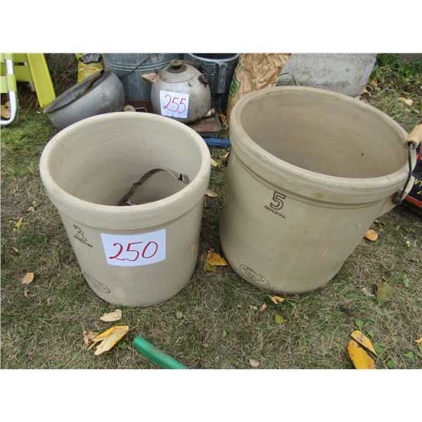 3gal and 5gal Crocks