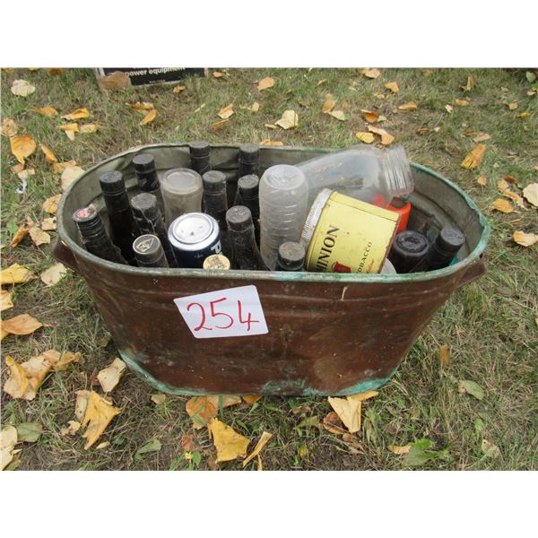 Copper Boiler and Bottles