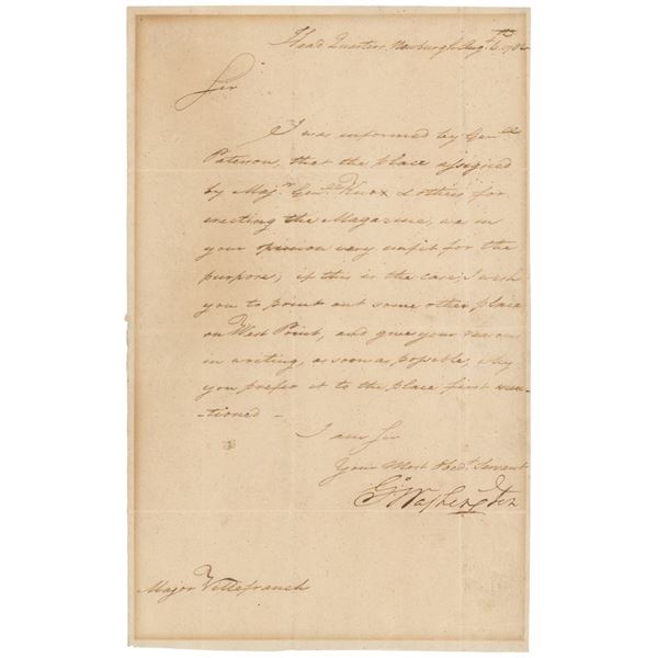 George Washington Letter Signed