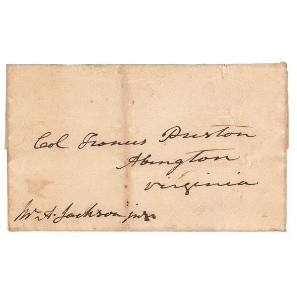 Andrew Jackson Signed Free Frank